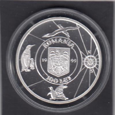 Beschrijving: 100 Lei ANTARCTICA SHIP